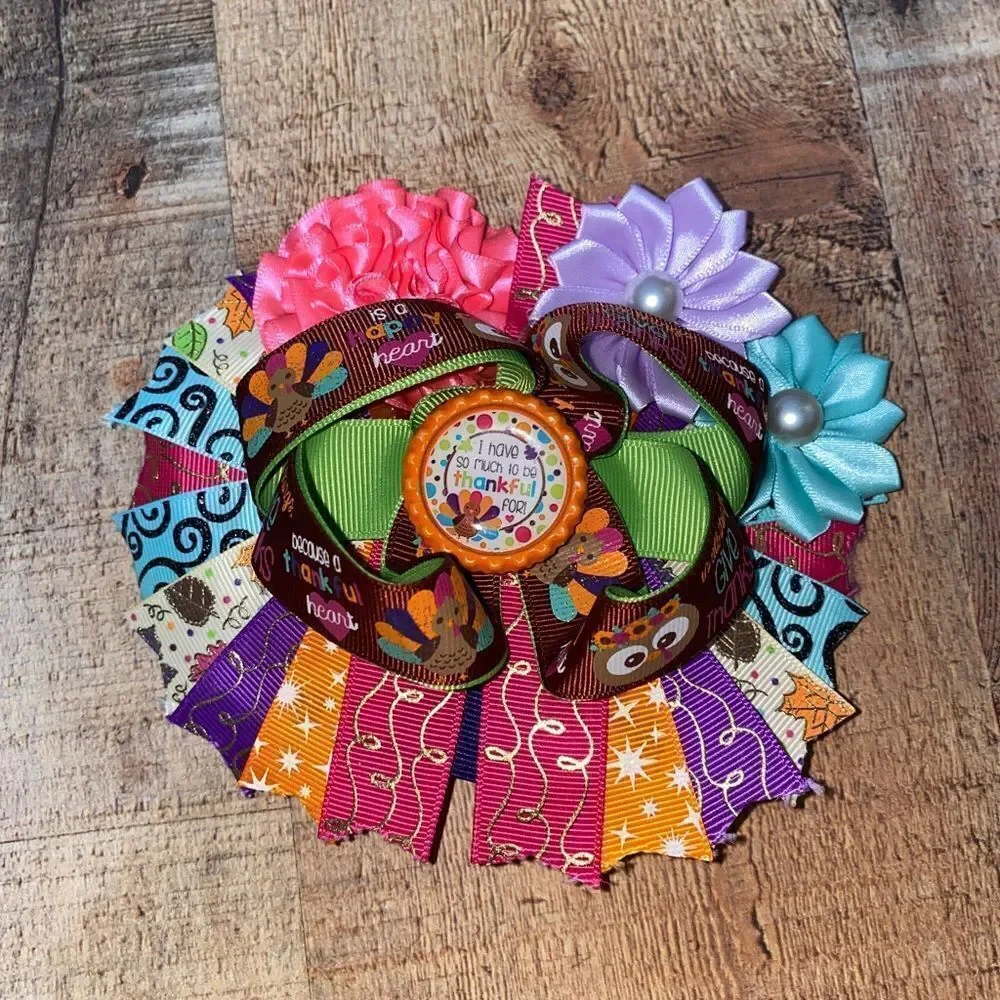 Lot of 12 boutique style‎ handmade bows